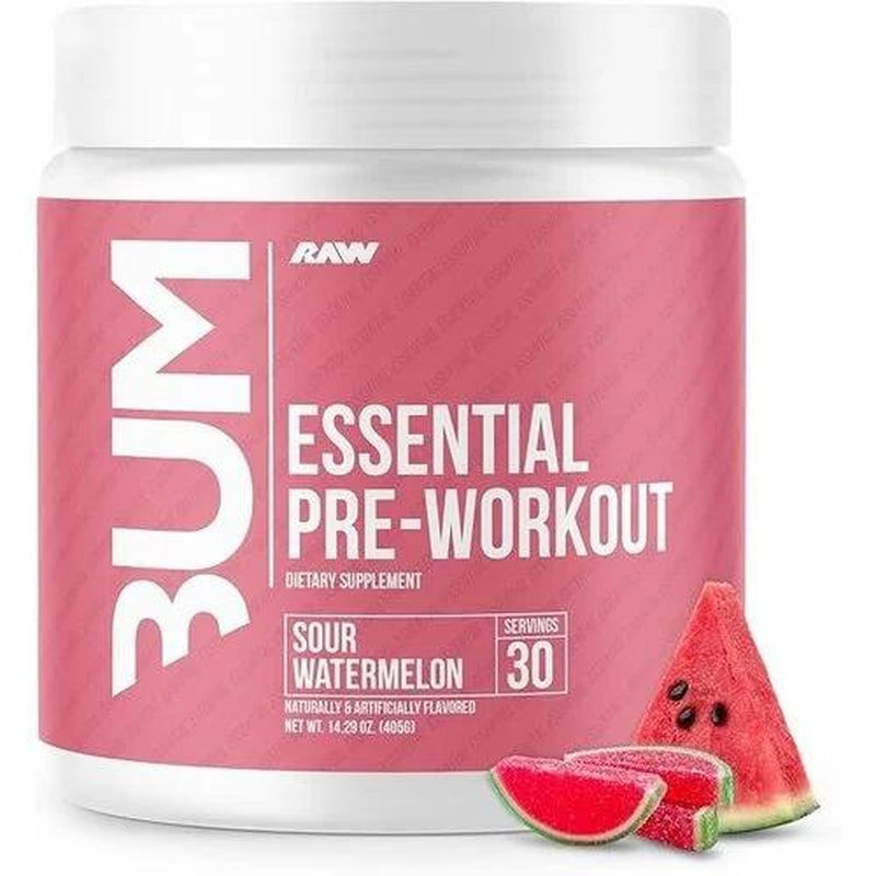 Unleash Explosive Energy with Raw Nutrition CBUM Chris Bumstead Essential Preworkout - Boost Blood Flow, Combat Fatigue & Choose from Exclusive Flavors!