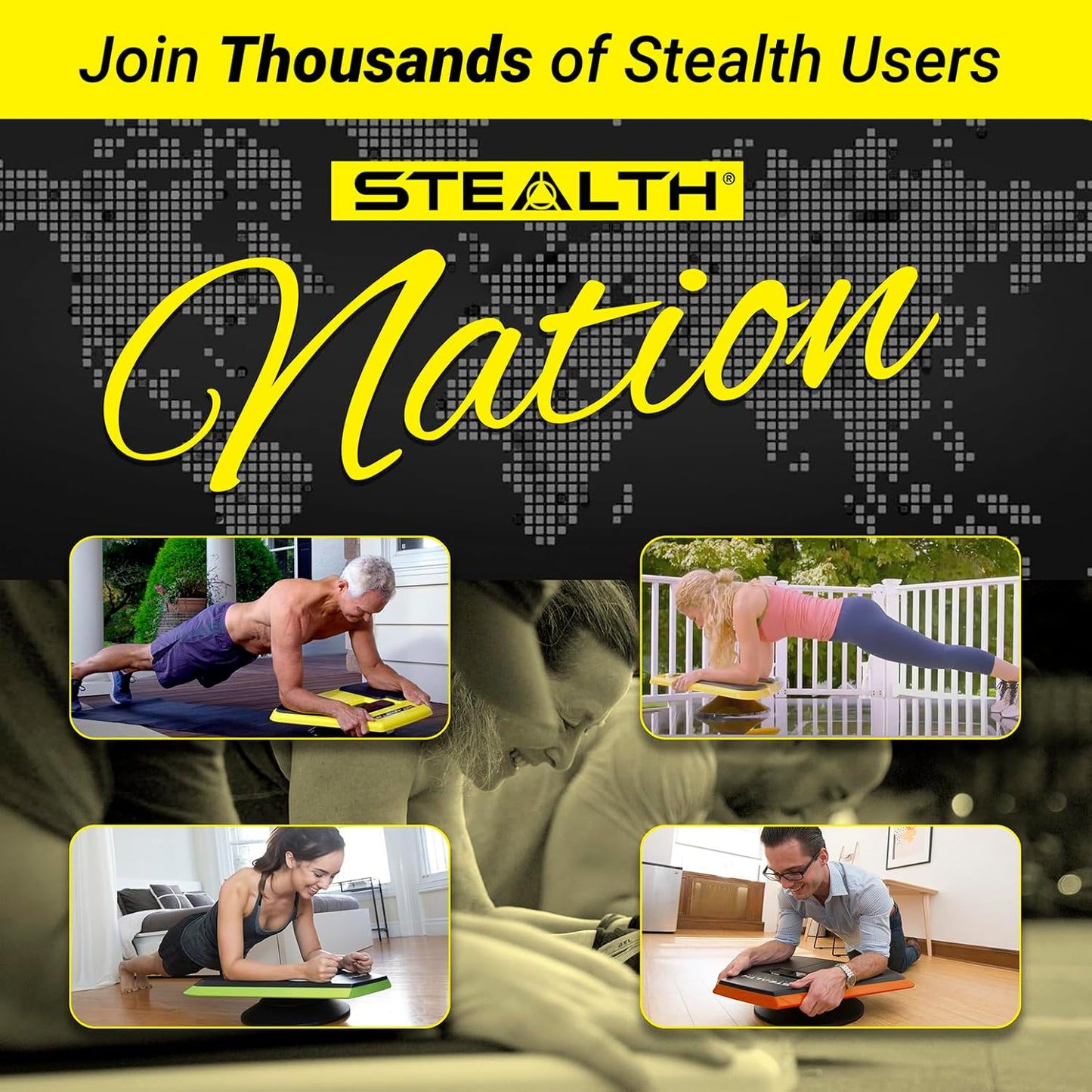 Stealth Core Deluxe Trainer - Revolutionize Your Fitness Regimen with Interactive Mobile Games for Strong Abs and a Lean Core in 3 Minutes Daily; Includes Complimentary iOS/Android App and 4 Dynamic Core Training Games