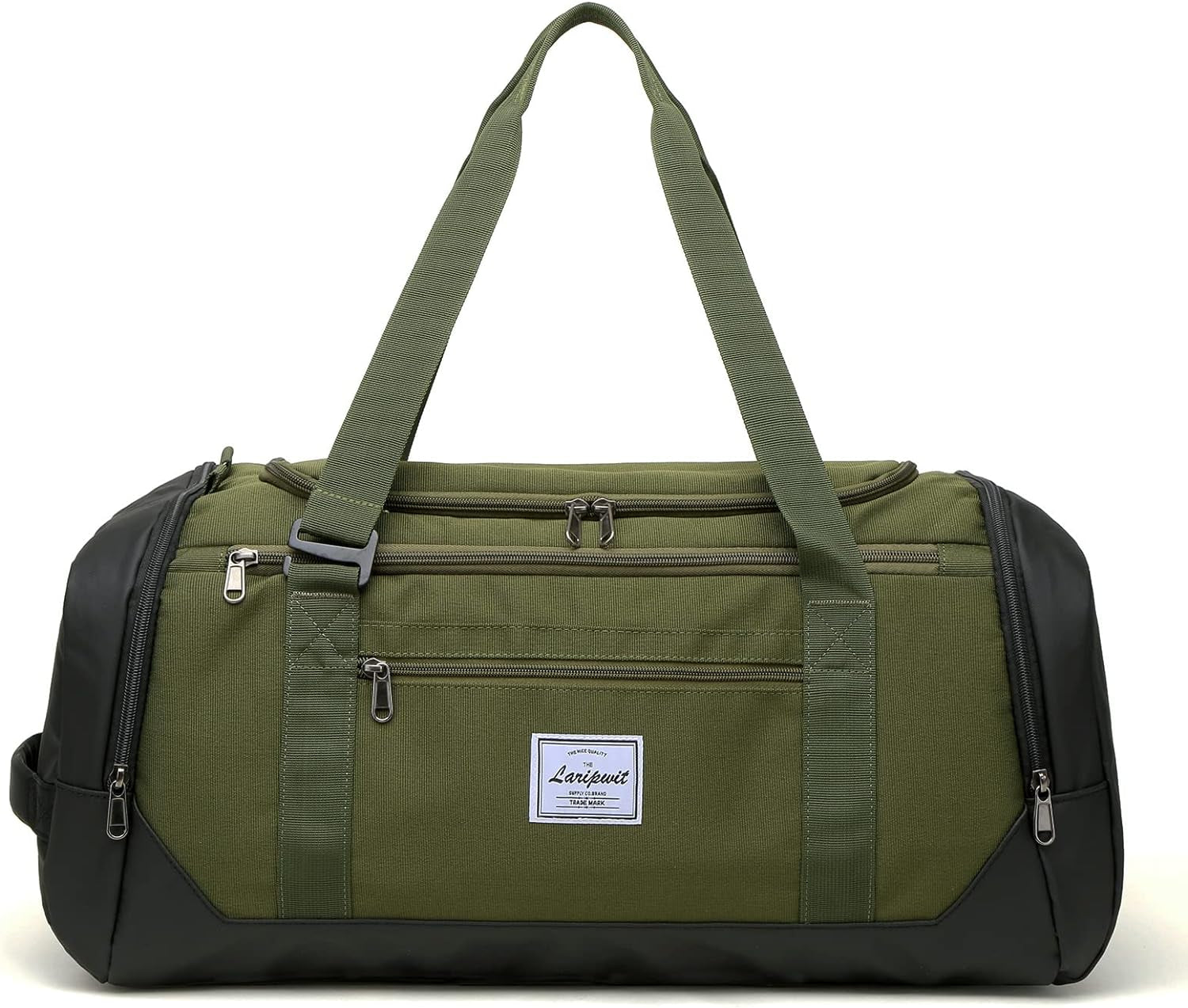 Stylish 40L Travel Duffle Bag for Men & Women - Versatile Gym Bag with Wet Pocket & Shoe Compartment - Perfect for Weekend Getaways & Overnight Trips - Green