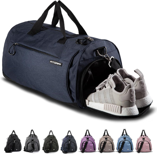 Premium Versatile Gym Bag for Men and Women - Separate Shoe & Wet Compartment for Travel, Sports, and Workouts