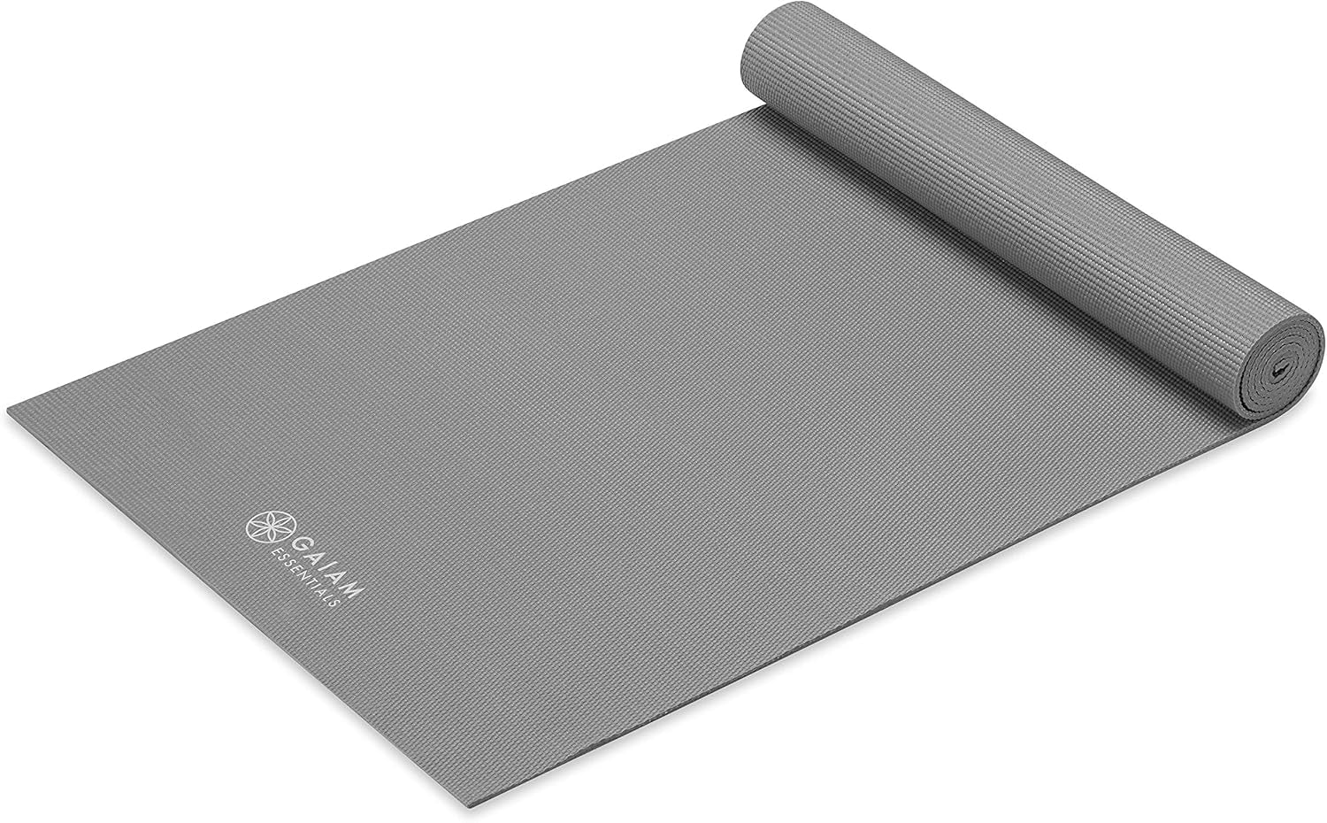 Essentials Premium Yoga Mat with Yoga Mat Carrier Sling (72"L X 24"W X 1/4 Inch Thick)