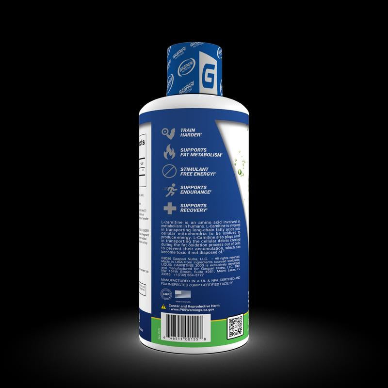 Premium Liquid Carnitine 3000 - Boost Your Energy and Metabolism!