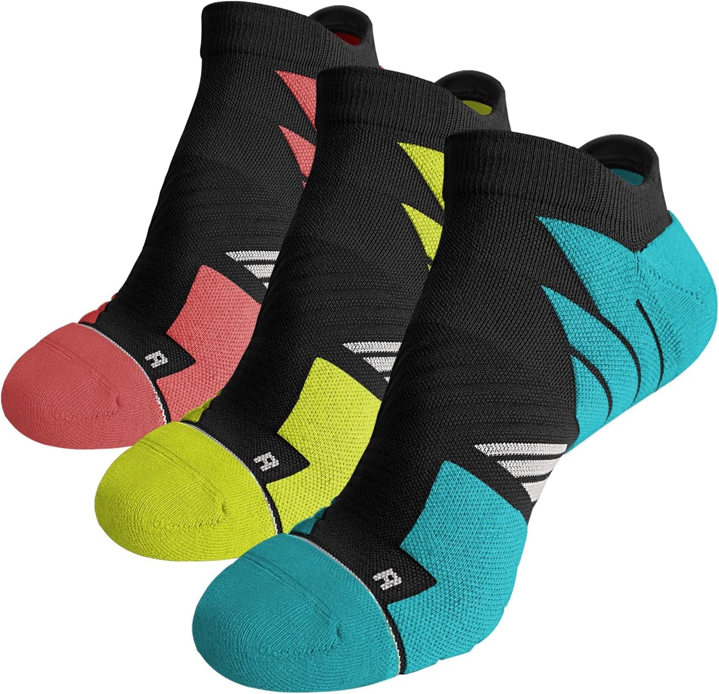 Ultimate No Show Running Socks - Stay Blister-Free with Coolmax Comfort & Odor Resistance!