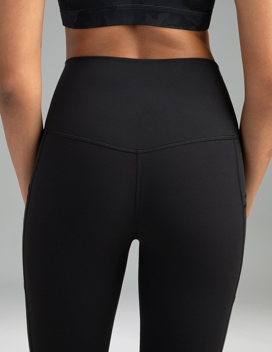 High-Waisted 7/8 Length Women's Yoga Pants with Pockets