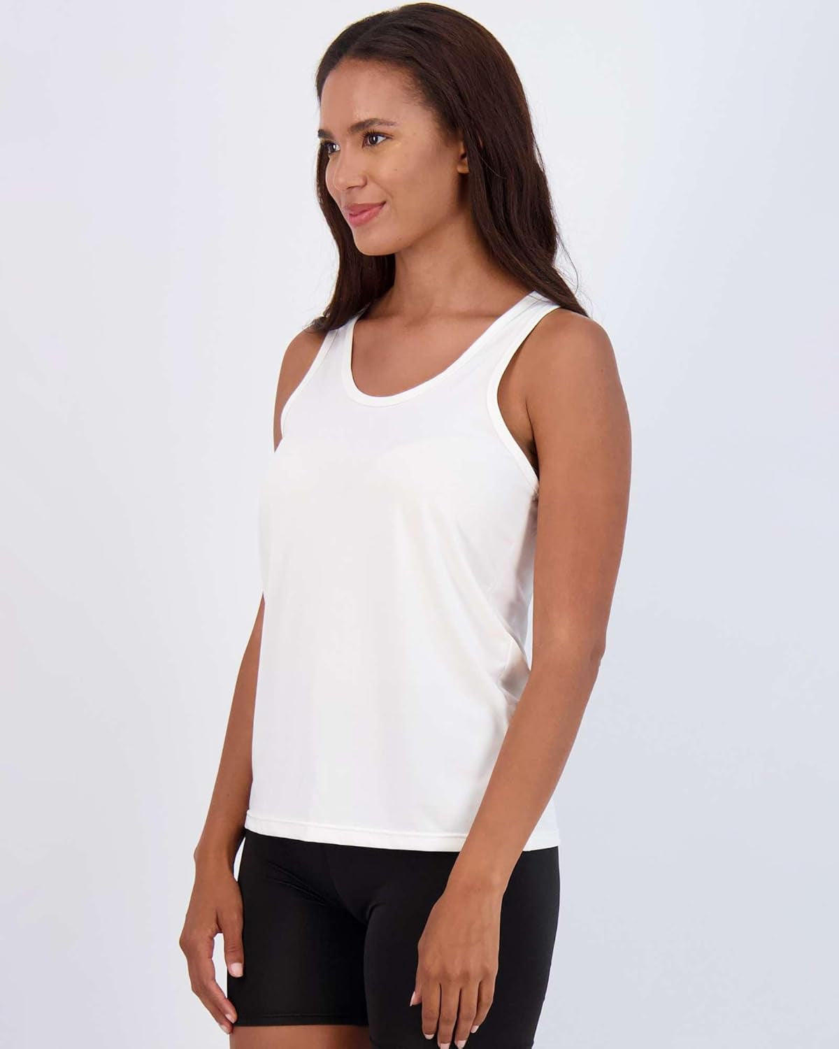 5-Pack Women's Plus Size Dry-Fit Racerback Tank Tops for Yoga & Activewear