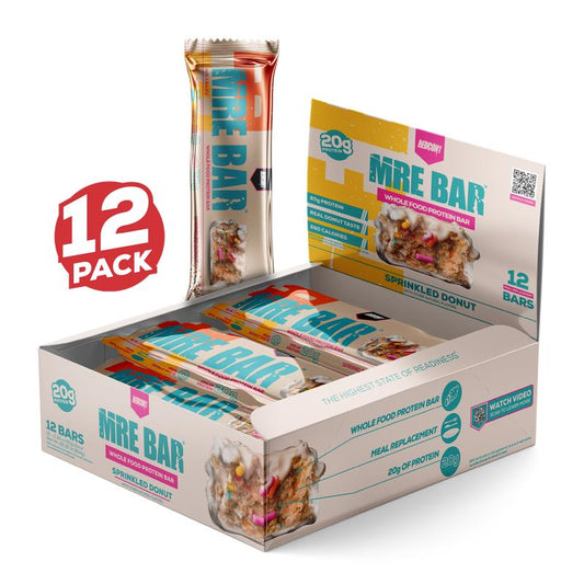 MRE Protein Bar - 12 Delicious, Nutrient-Packed Bars per Box!