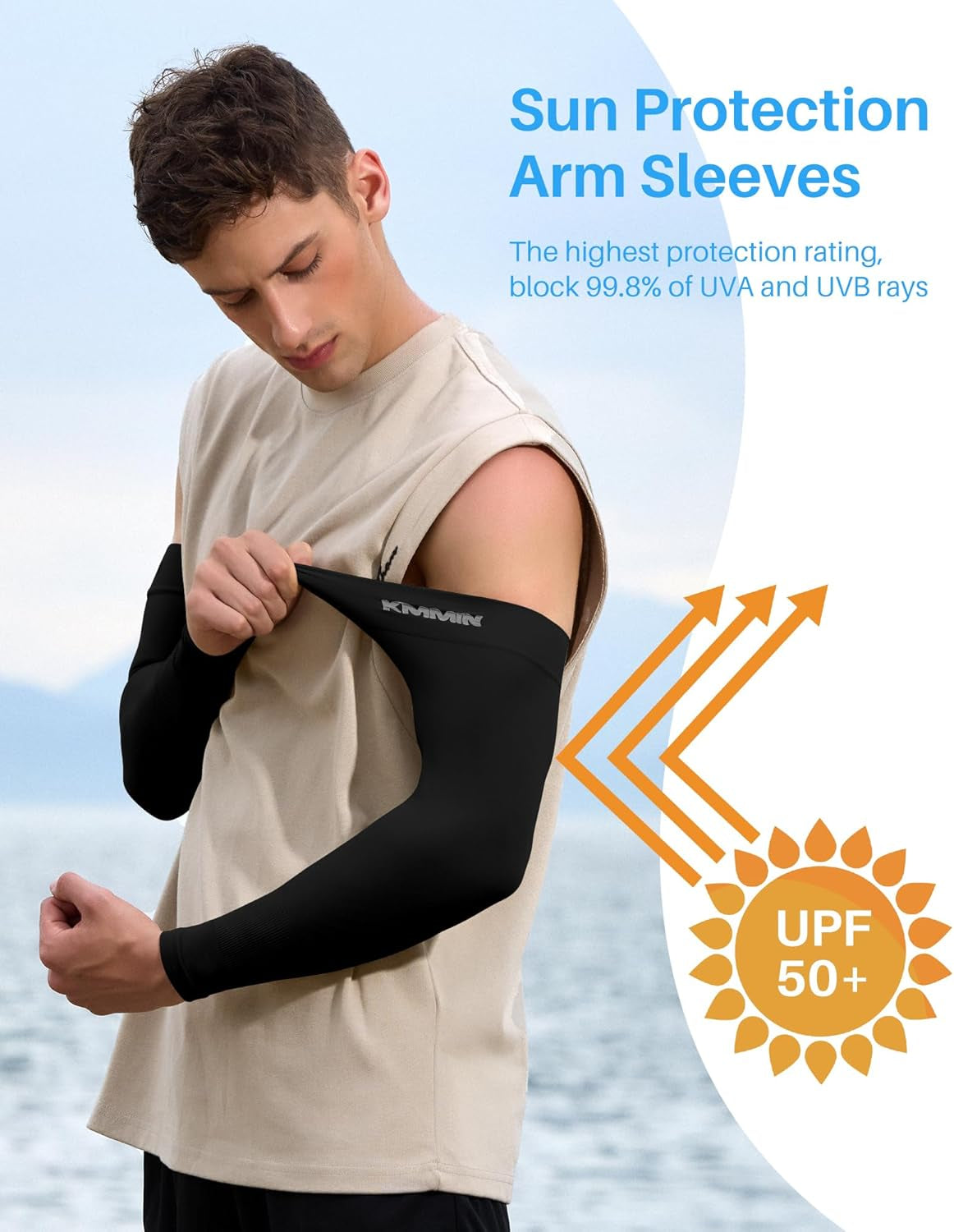 Ultimate UV Protection Arm Sleeves - Stay Cool and Safe for Driving, Cycling, Golf & Basketball!