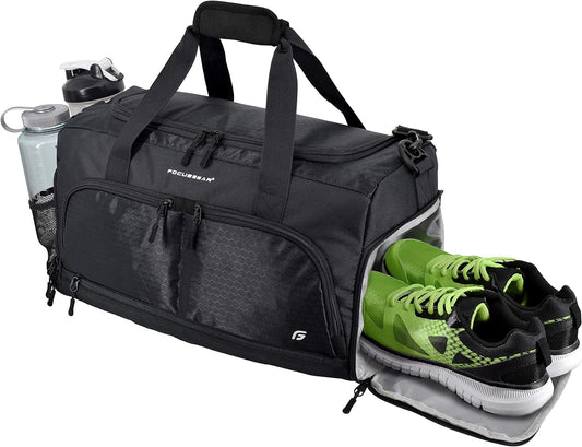 Ultimate Gym Bag 2.0 - The Perfect Durable Duffel with 10 Smart Compartments & Water-Resistant Pouch!