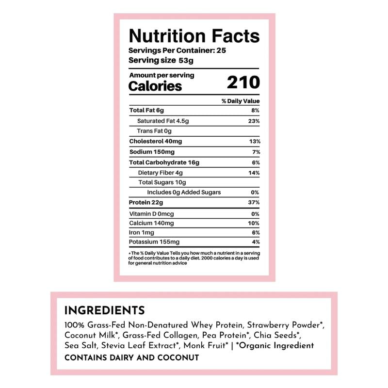 Indulgent Strawberries & Cream Protein Powder for Delicious Nutrition
