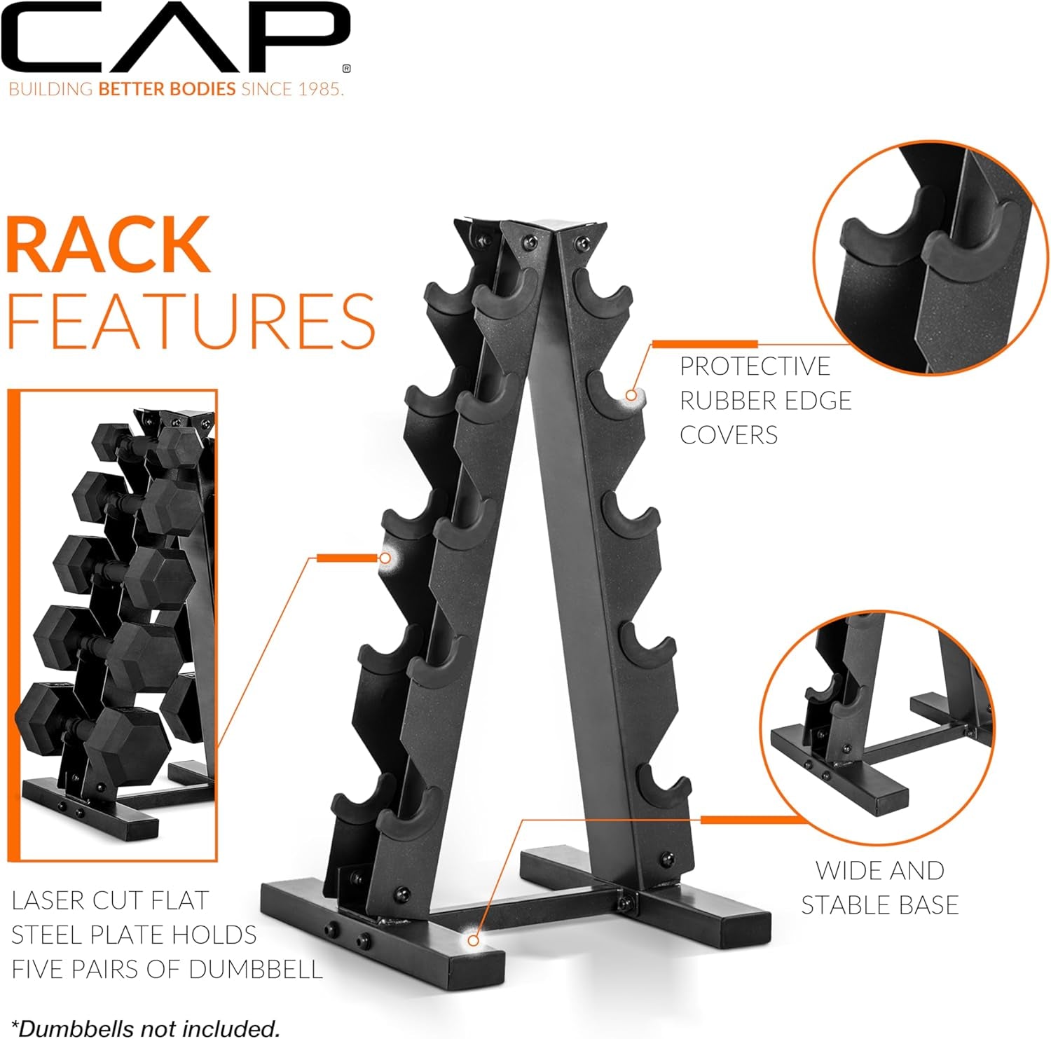 A-Frame Dumbbell Weight Rack - Color Collection