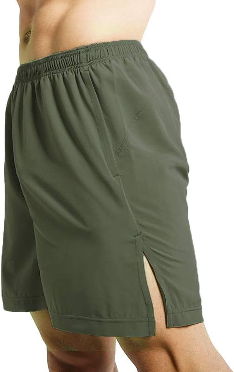Men's Ultra Lightweight Workout Shorts with Pockets - Ideal for Bodybuilding, Running, and Training