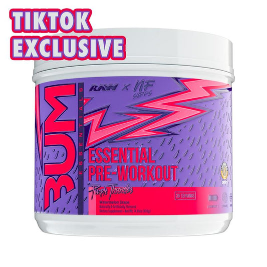 Unleash Explosive Energy with Raw Nutrition CBUM Chris Bumstead Essential Preworkout - Boost Blood Flow, Combat Fatigue & Choose from Exclusive Flavors!