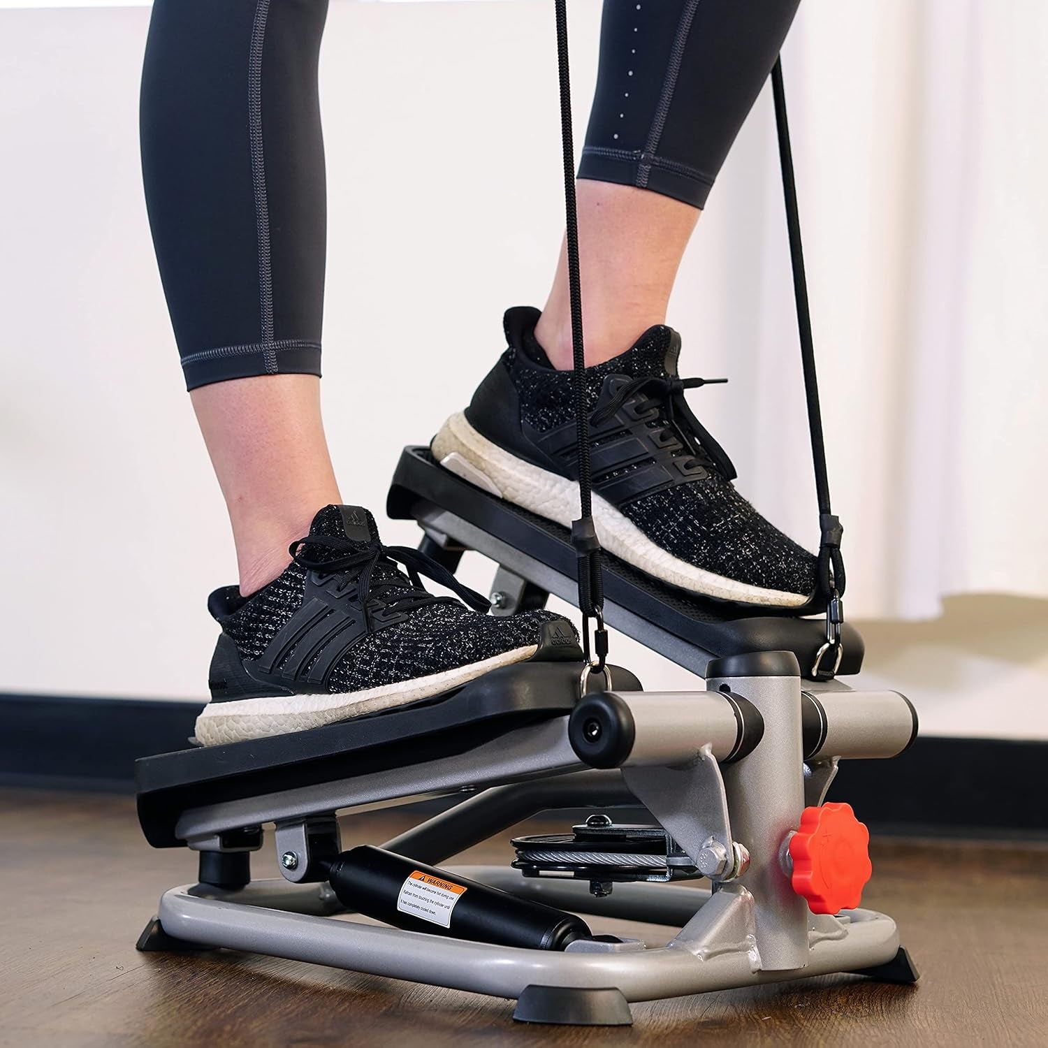 Elevate Your Home Workout: Mini Steppers with Full Body Cardio, Sunnyfit App Integration & Resistance Band