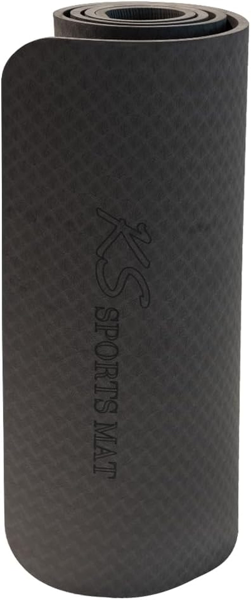 Premium Yoga Mat - TPE Material, Excellent Resilience, Non Slip, 72” X 24” Extra Thick 0.4"(10 Mm) with Carrying Strap