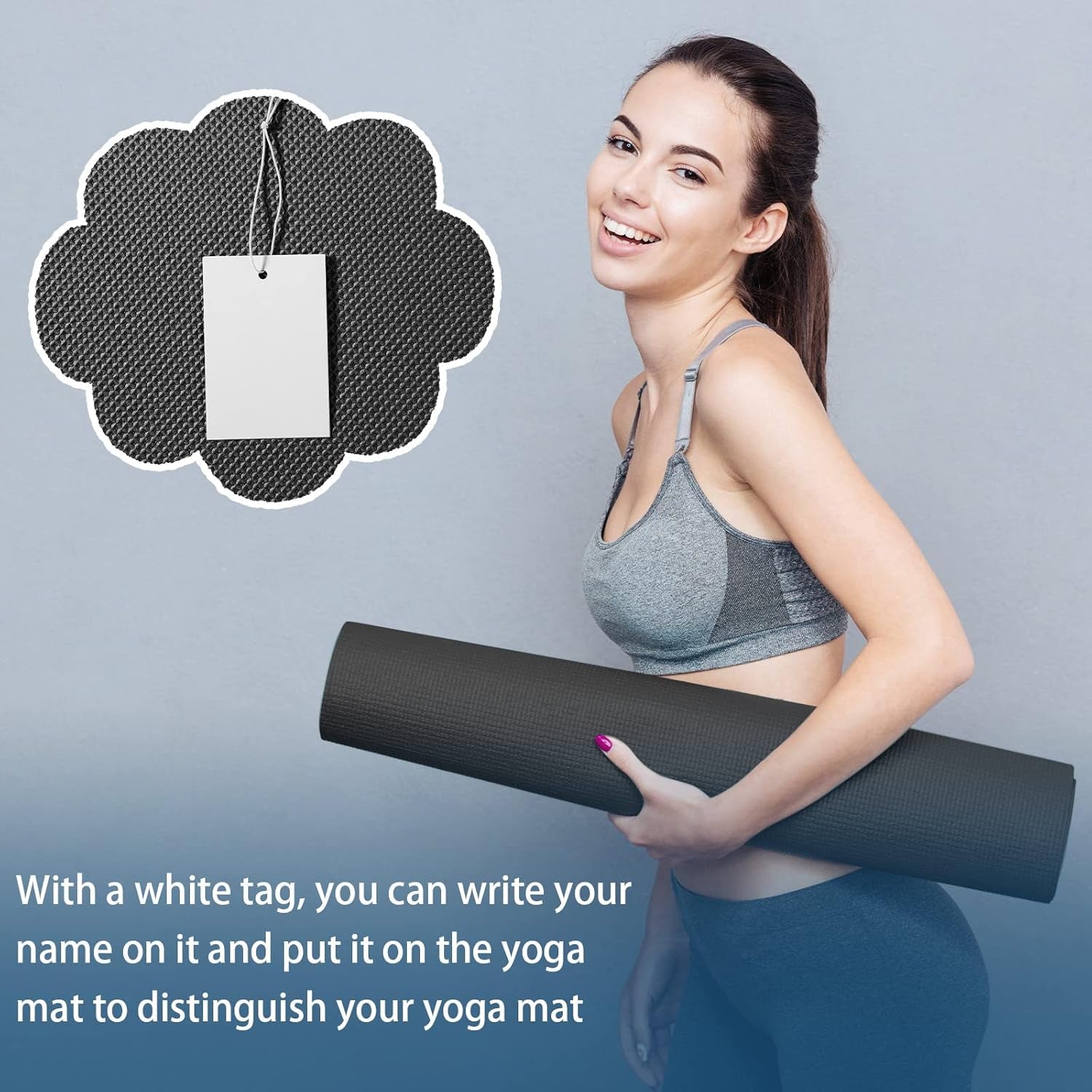 10 Pack Yoga Mats Bulk, 68'' X 24'' X 4Mm Thick Yoga Mats for Kids and Adult Gym Mats Bundle Latex Free Exercise Mats with Non Slip Texture for Outdoor Yoga, Pilates or Workout